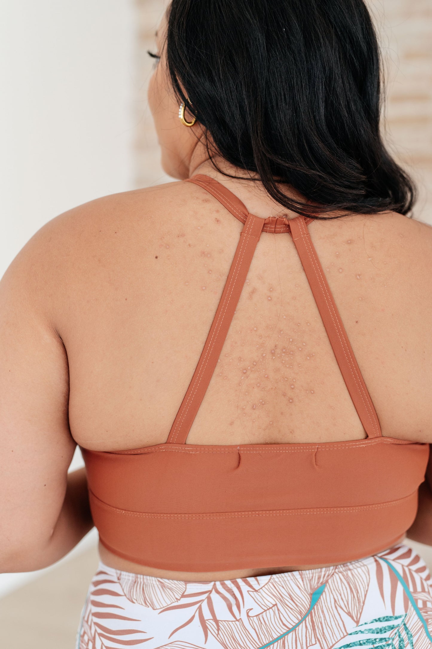 Top de baño con cuello halter Bora Bora