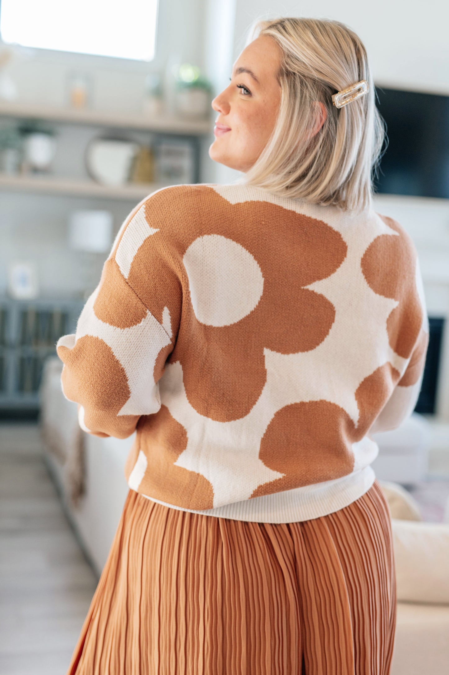 Bigger is Better Mod Floral Sweater - Dahlia Boutique