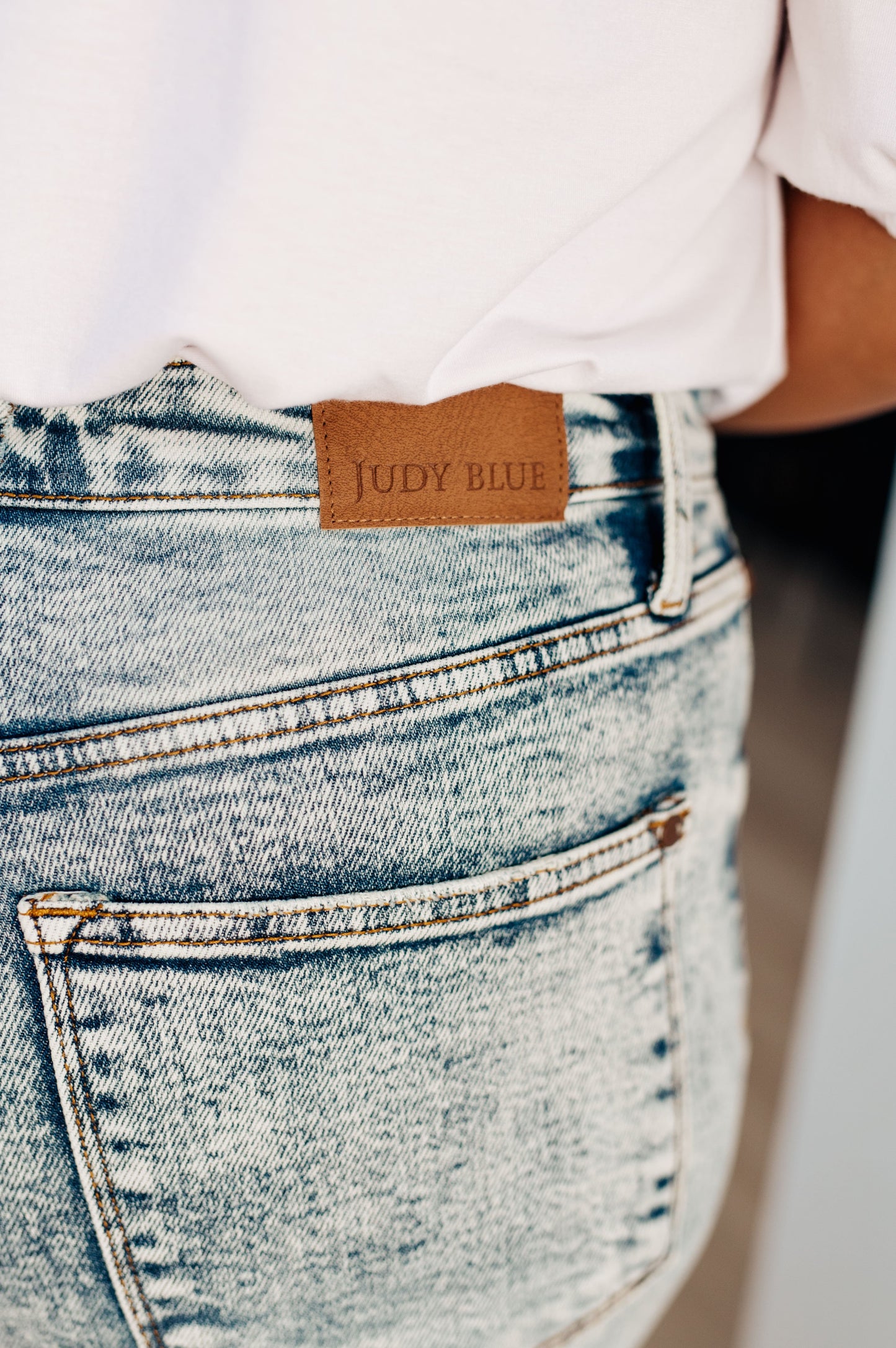 Dory High Waist Mineral Wash Raw Hem Wide Leg Jeans - Dahlia Boutique
