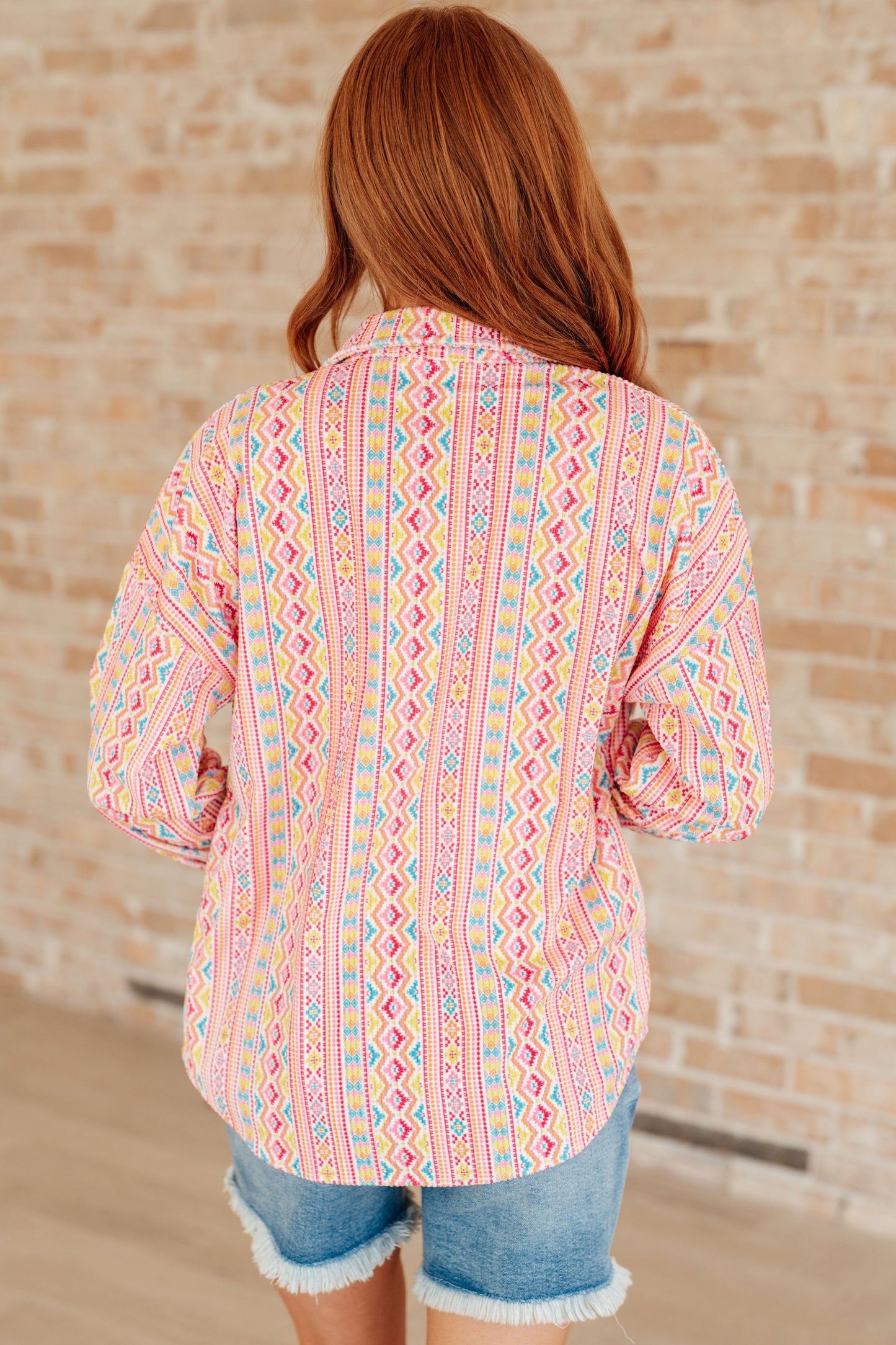 Imagine When Corduroy Button Down - Dahlia Boutique