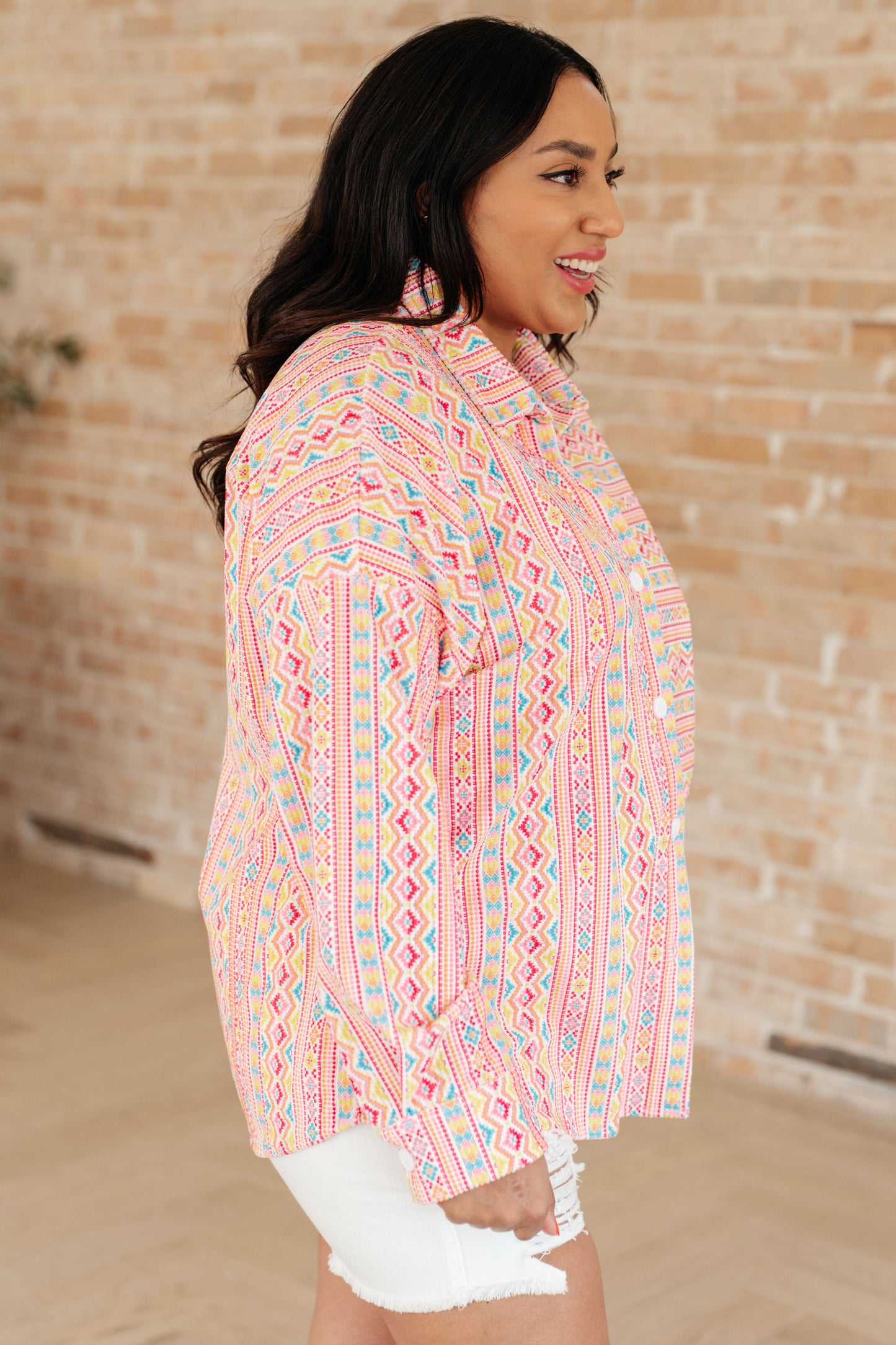 Imagine When Corduroy Button Down - Dahlia Boutique