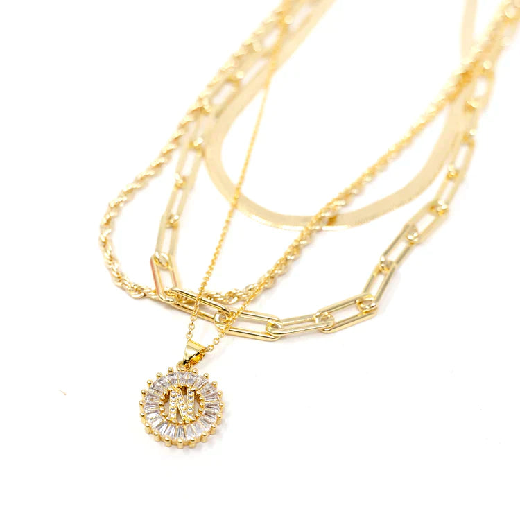 Collar Mini Inicial Radiante
