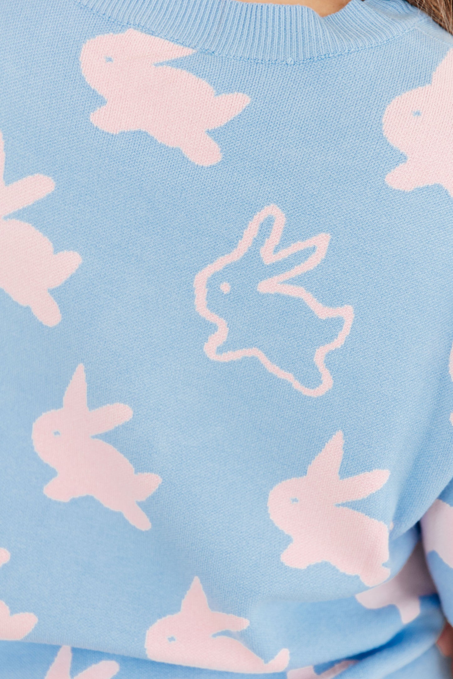Miss Cottontail Half Sleeve Sweater - Dahlia Boutique