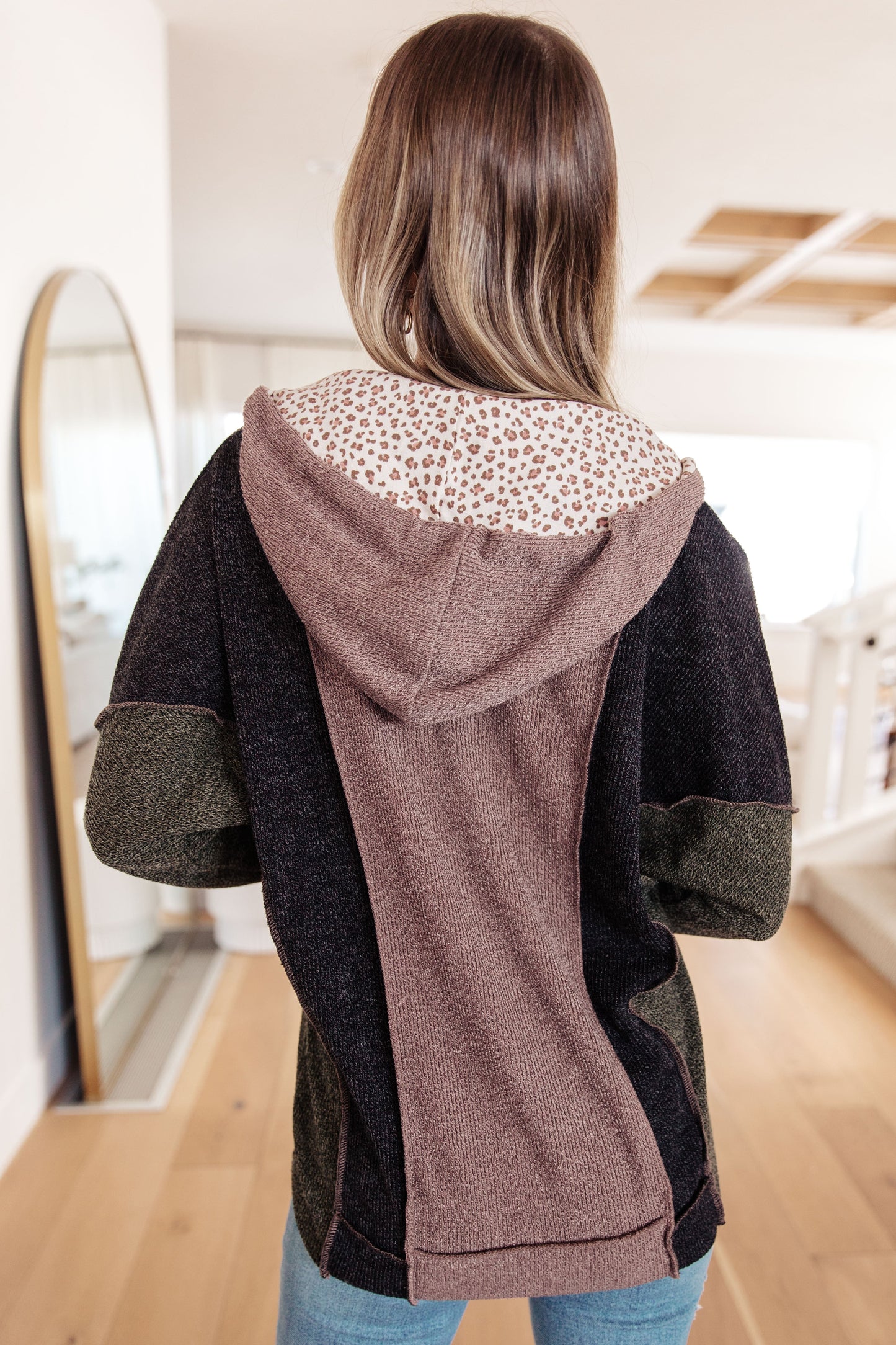 Mixed Emotions Color Block Hoodie - Dahlia Boutique