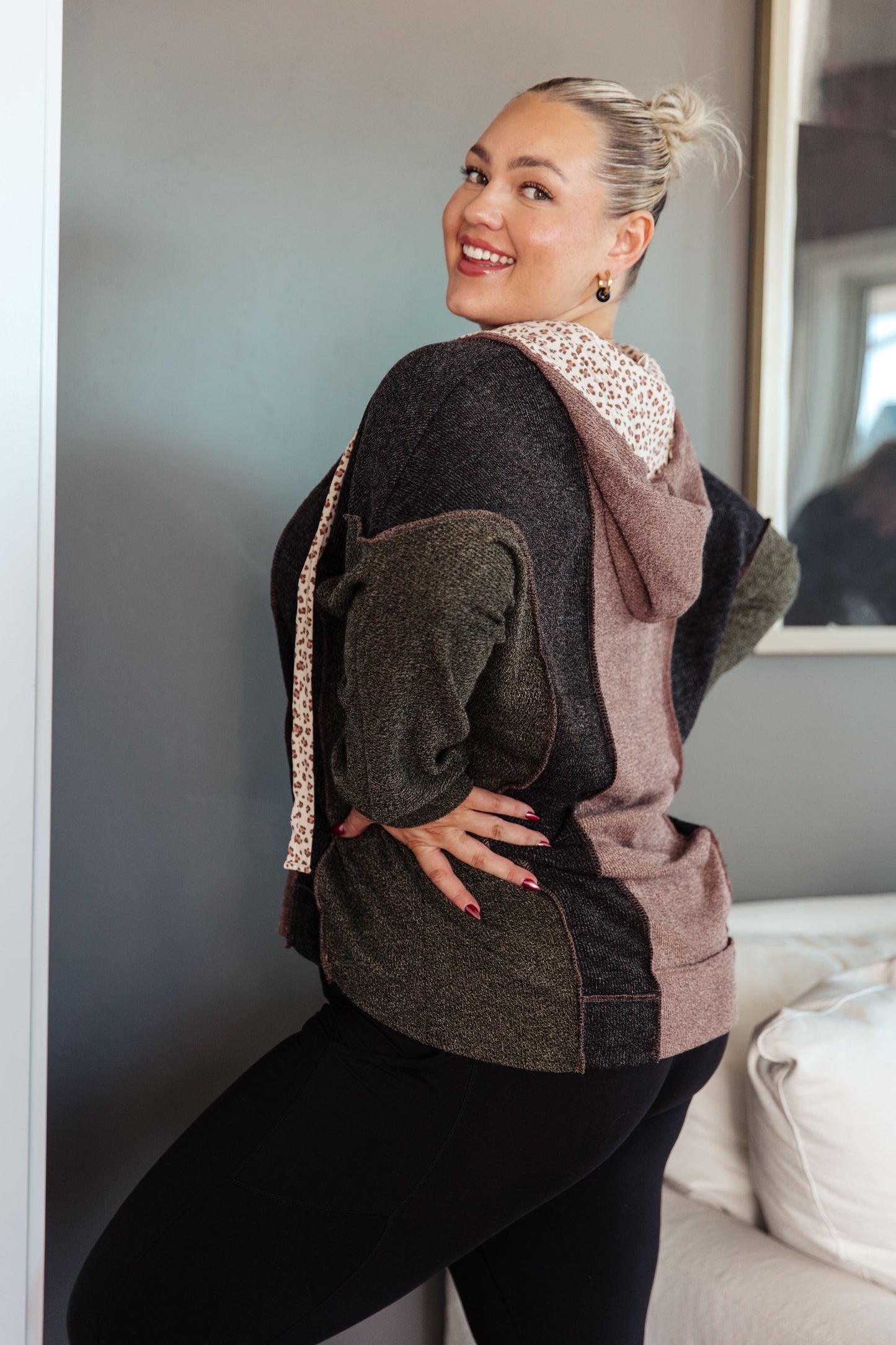 Mixed Emotions Color Block Hoodie - Dahlia Boutique