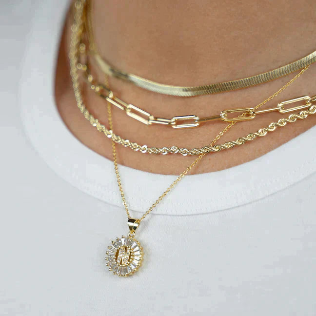 Collar Mini Inicial Radiante