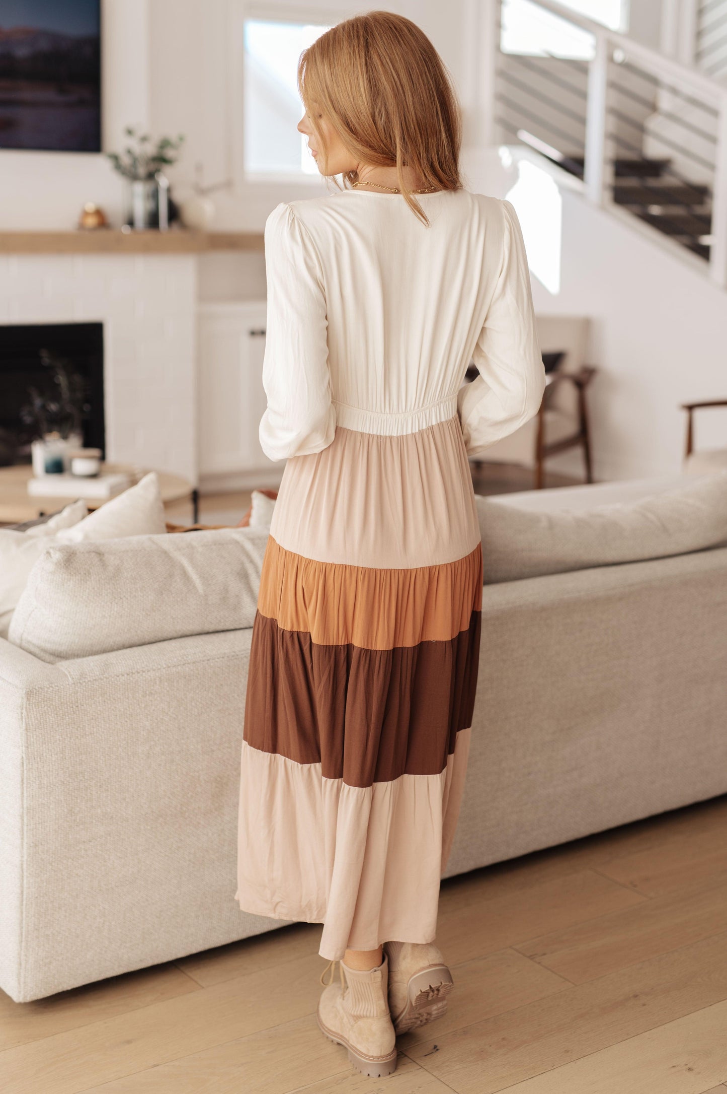 Spice of Life Color Block Midi Dress - Dahlia Boutique