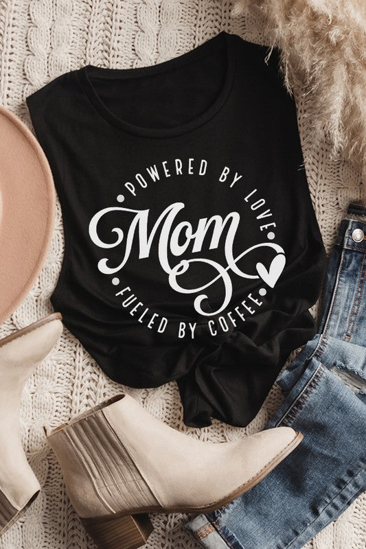 Camiseta sin mangas con músculos de mamá impulsada por el amor