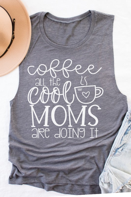 Café Cool Moms Muscle Tank Top