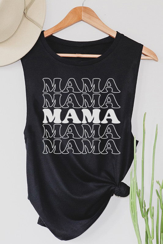 Mama Long Stack Musclt Tank Top