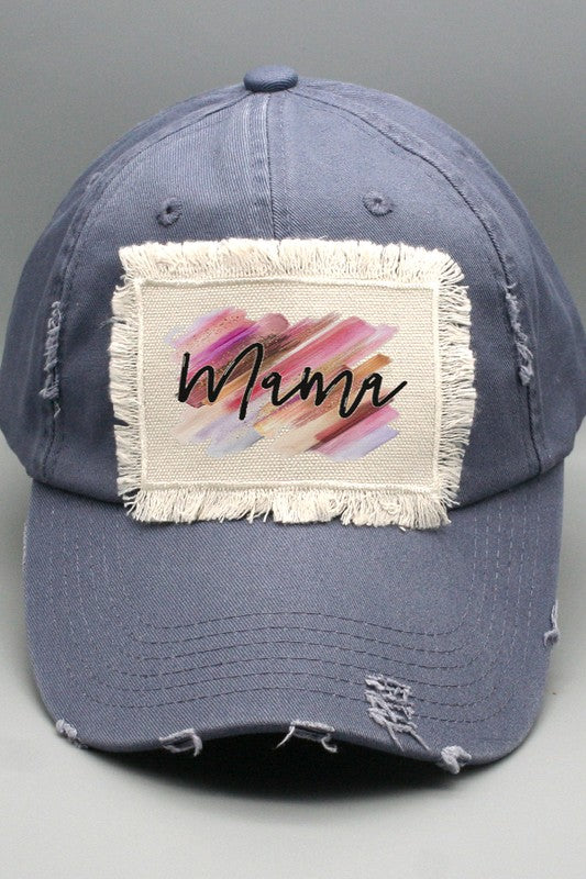 Gorro con parche Mama Script Strokes del Día de la Madre
