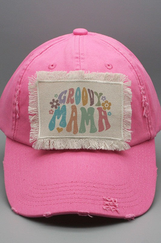 Gorro con parche Groovy Mama Doodle del día de la madre