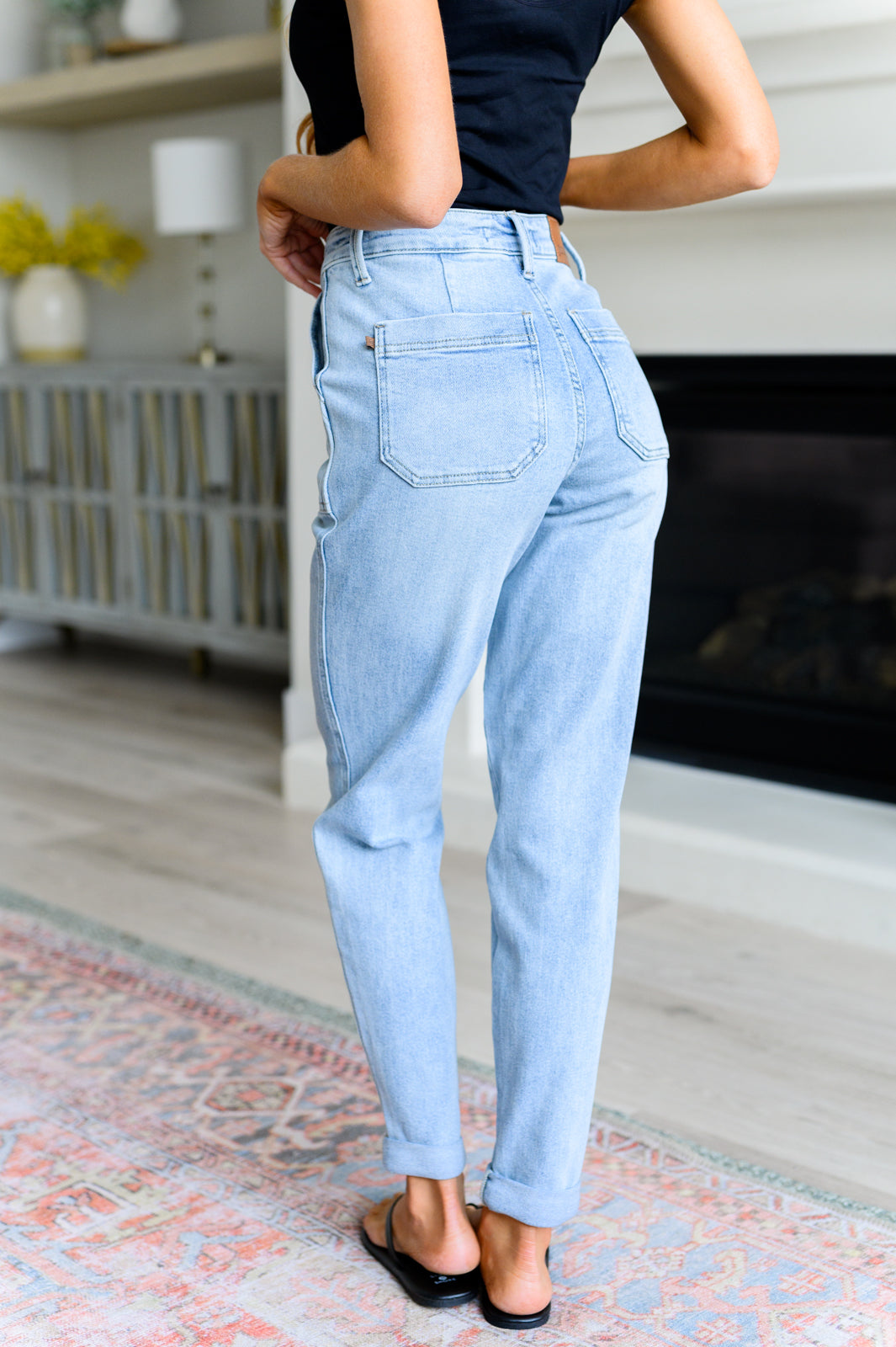 Joggers vaqueros vintage de talle alto Cooper