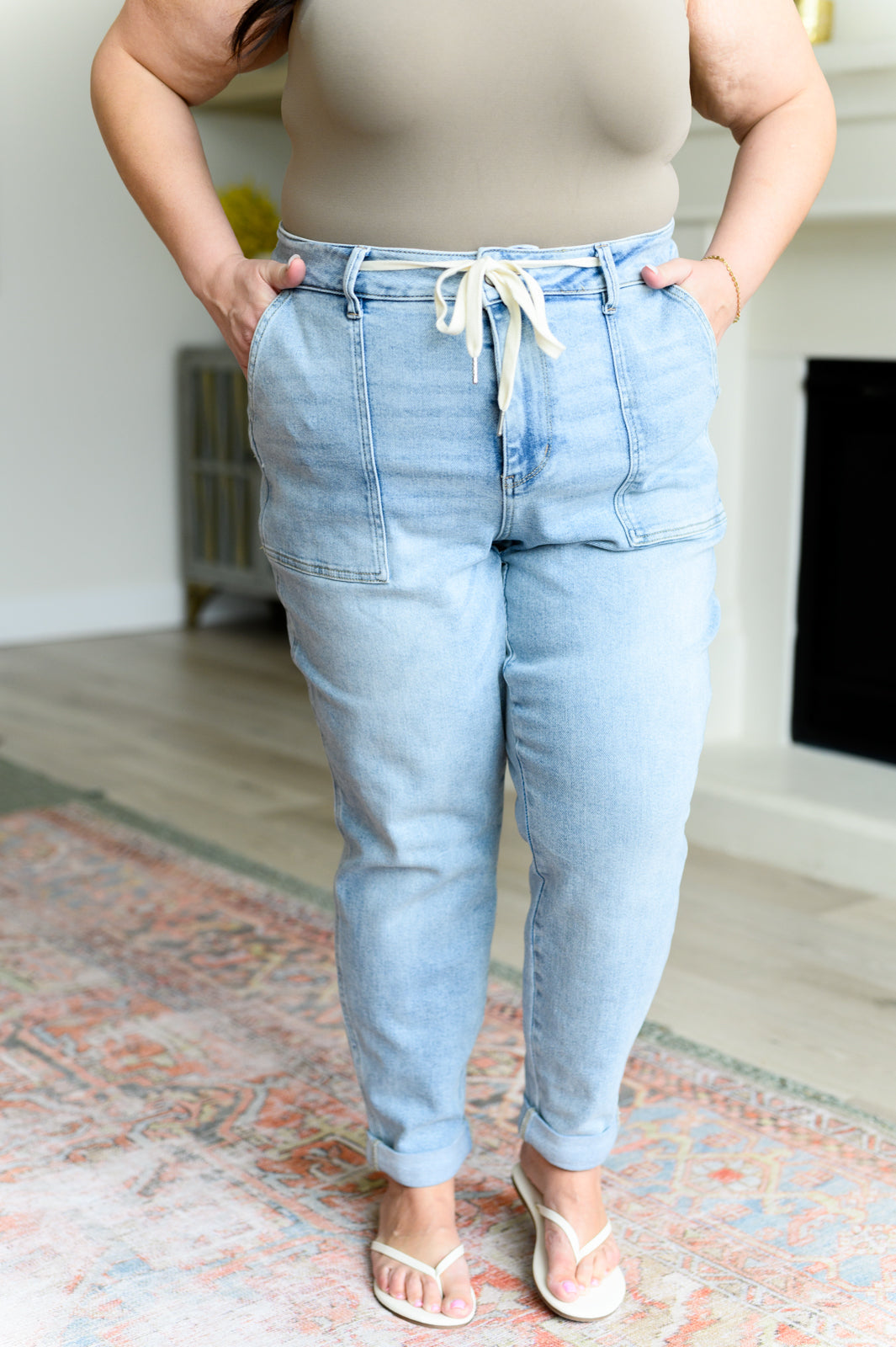 Joggers vaqueros vintage de talle alto Cooper