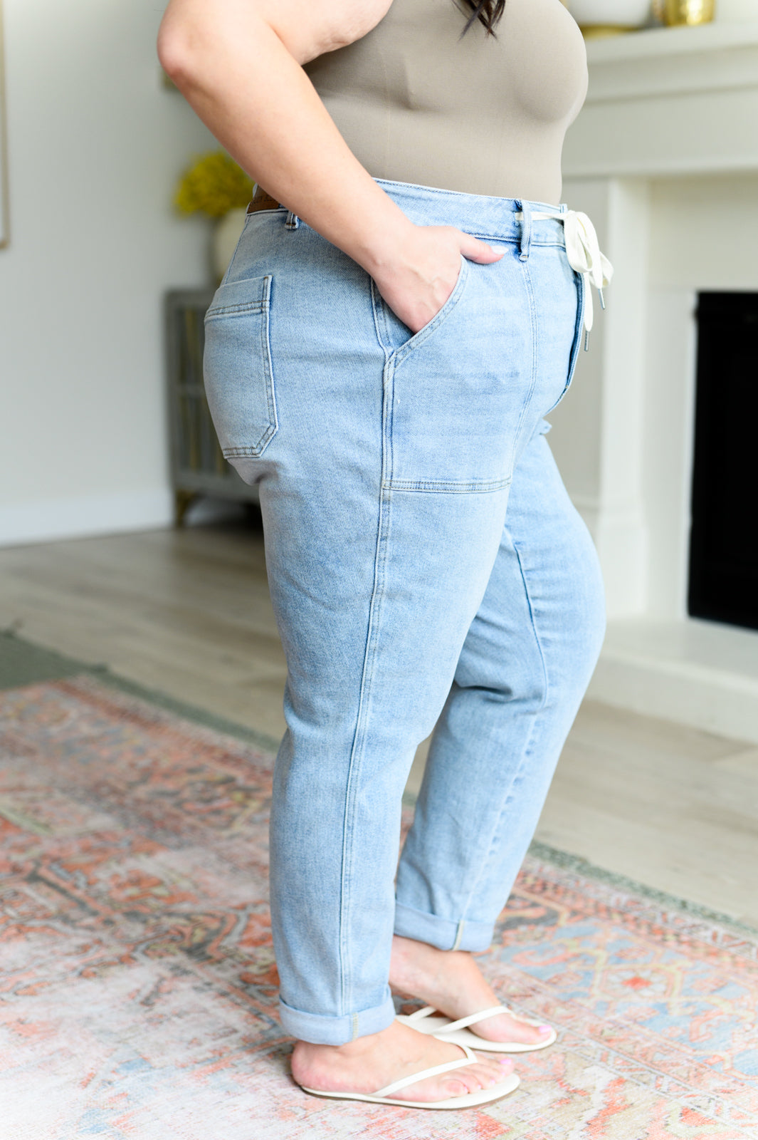 Joggers vaqueros vintage de talle alto Cooper