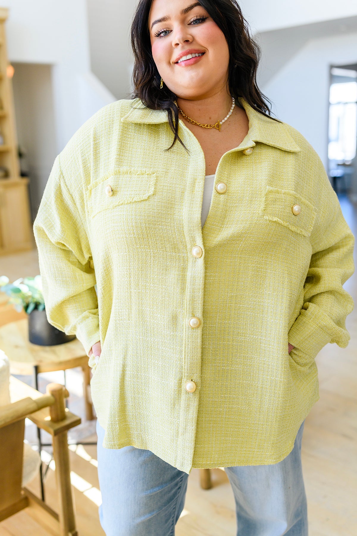 Chaqueta Daydreams en amarillo