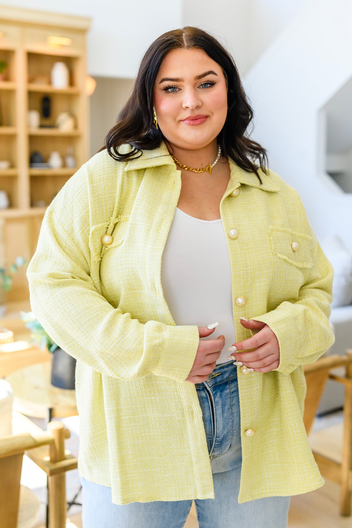 Chaqueta Daydreams en amarillo