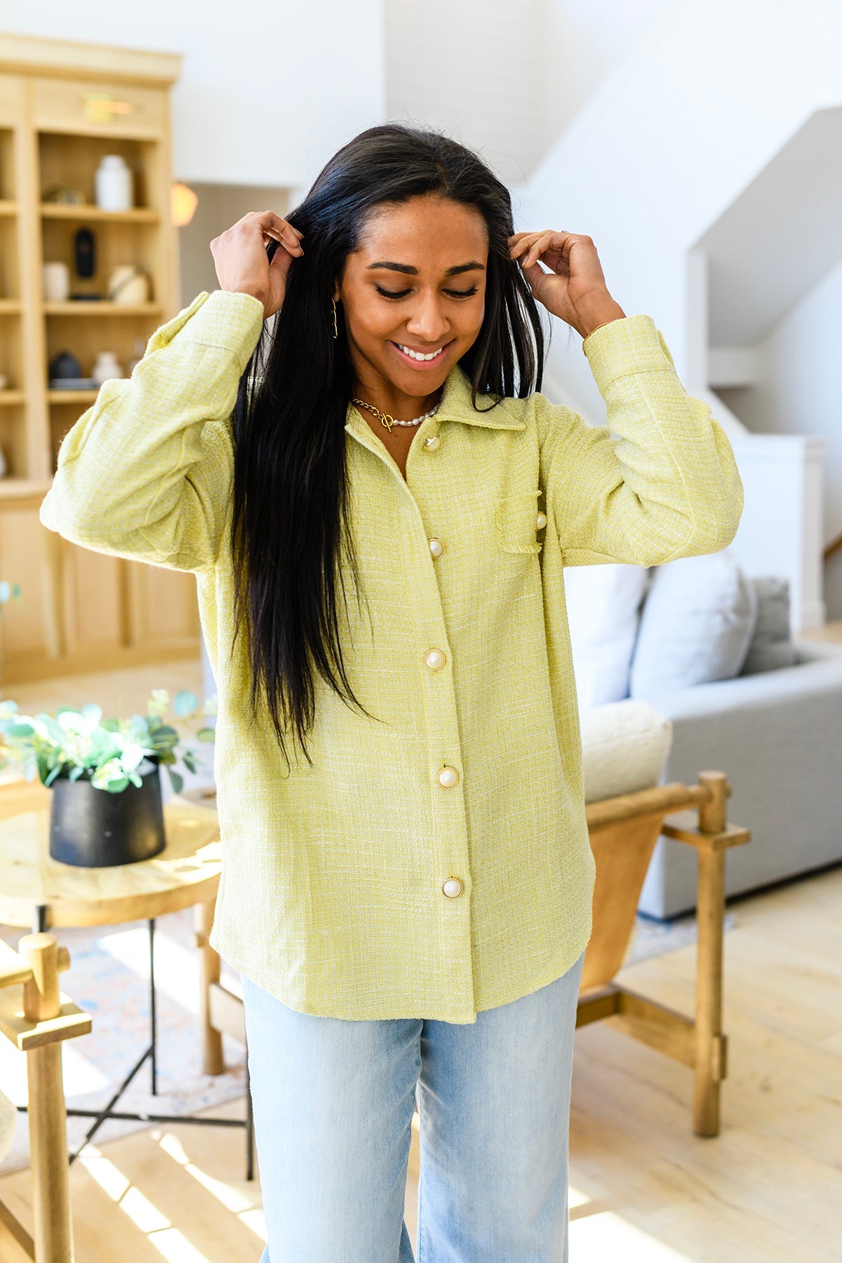 Chaqueta Daydreams en amarillo