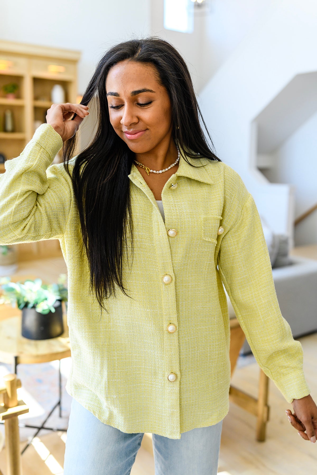 Chaqueta Daydreams en amarillo