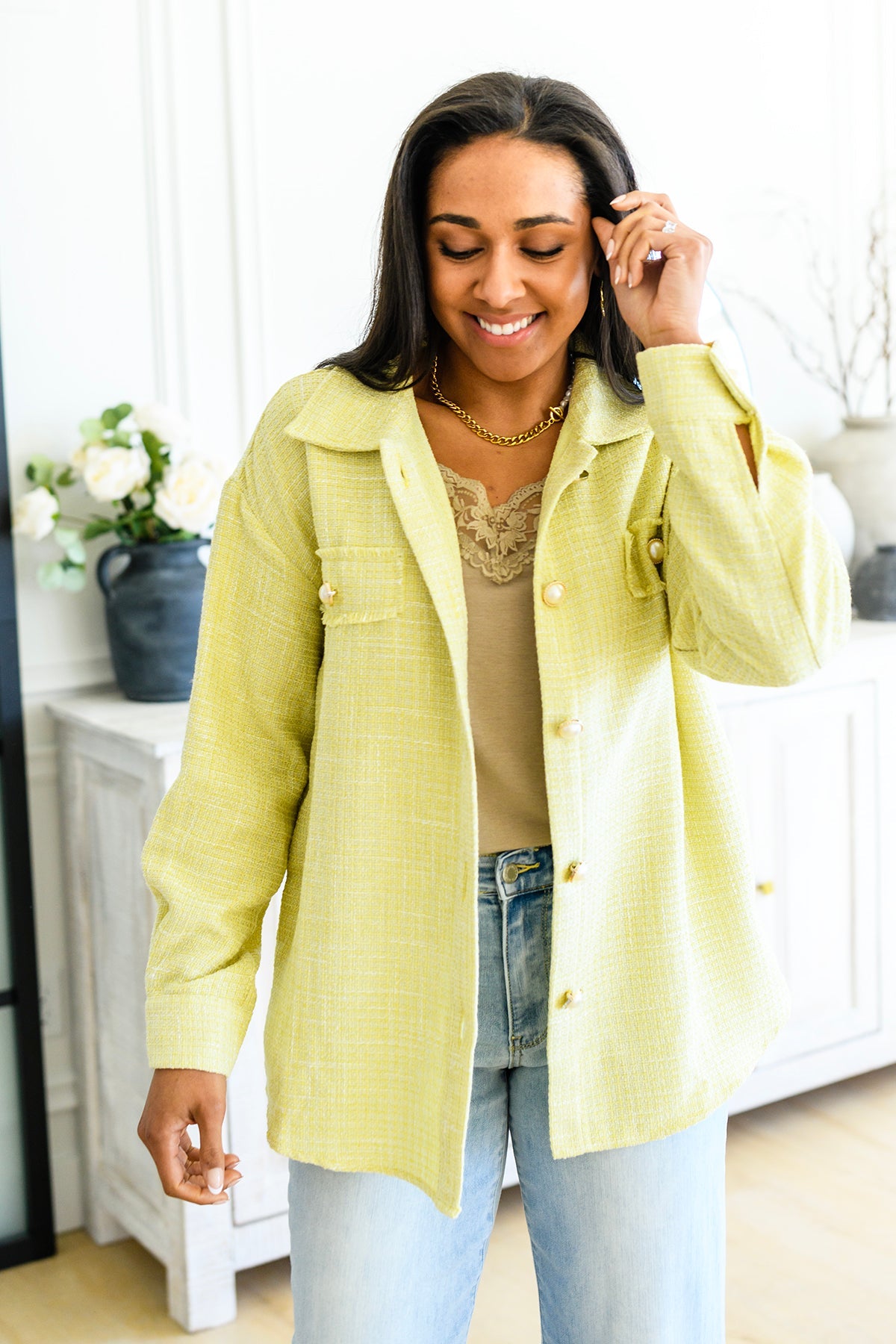 Chaqueta Daydreams en amarillo