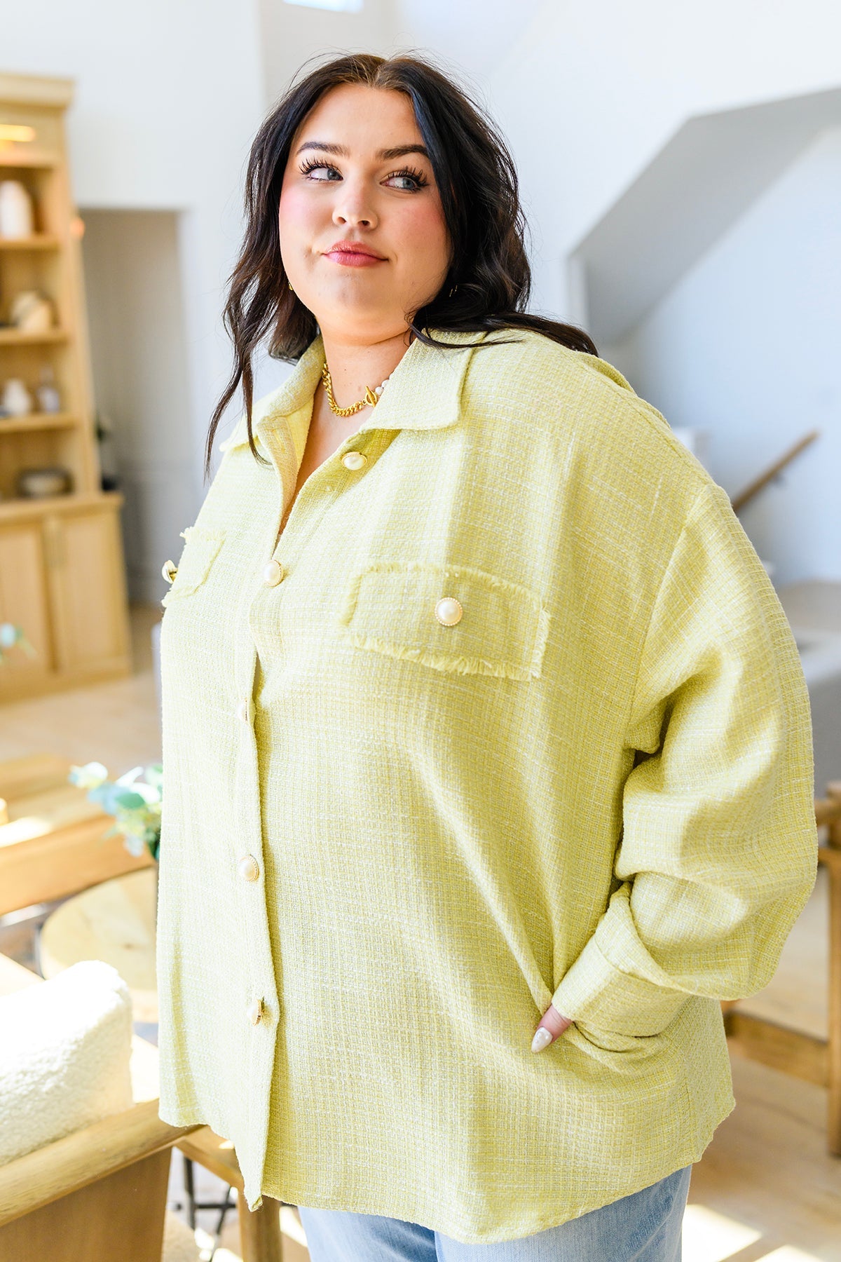 Chaqueta Daydreams en amarillo