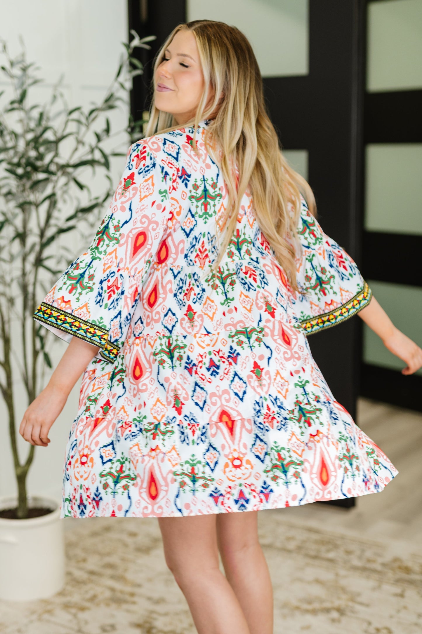 Depend on Me Boho Tiered Dress