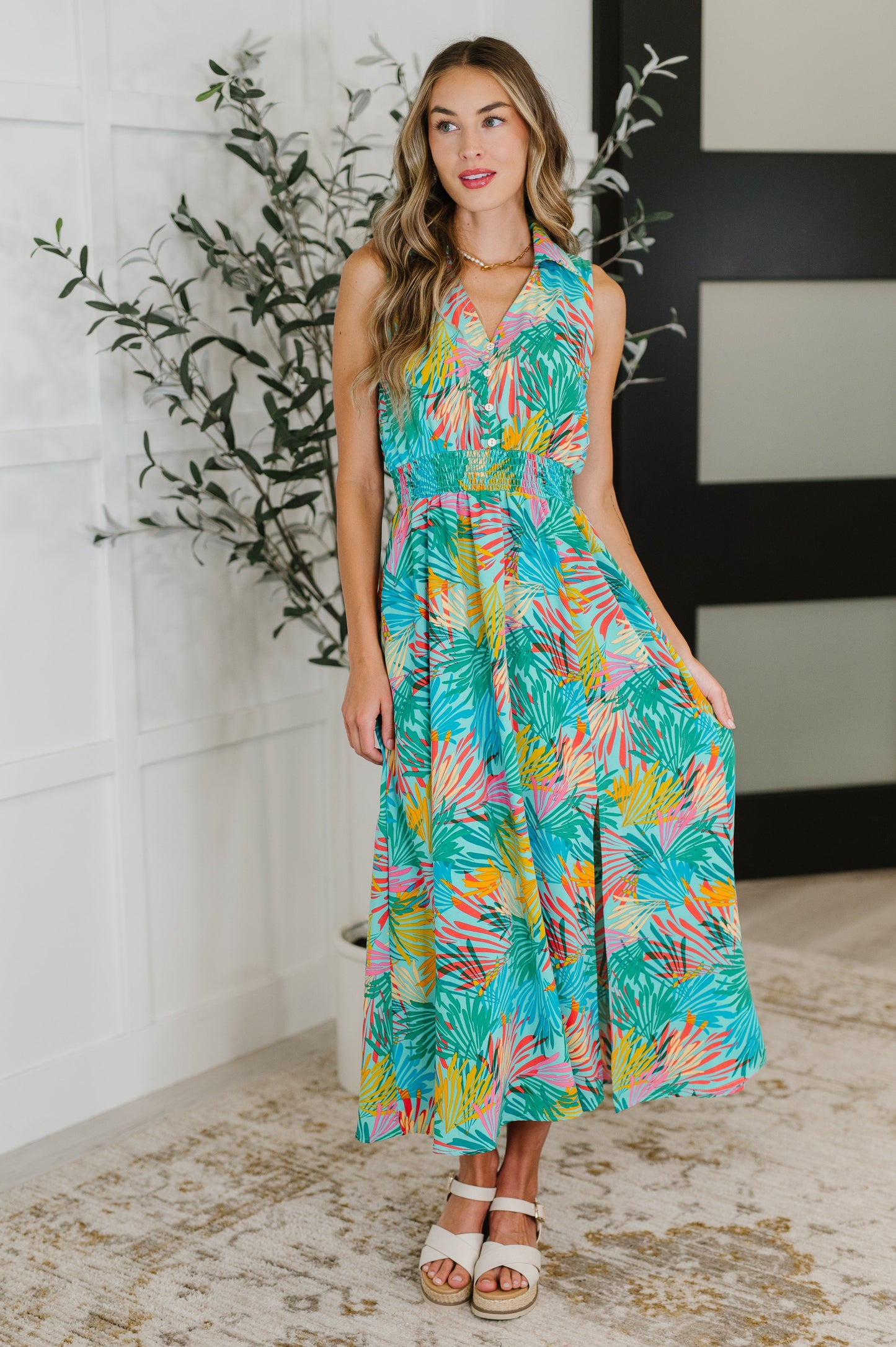 Don't Be Shy, Babe Sleeveless Dress in Mint