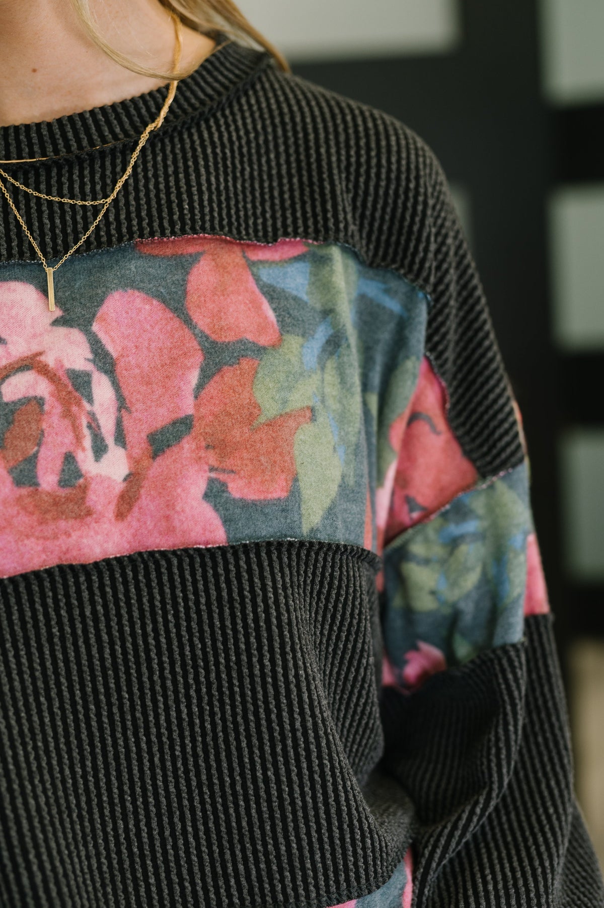 In the Spotlight Contrast Pullover
