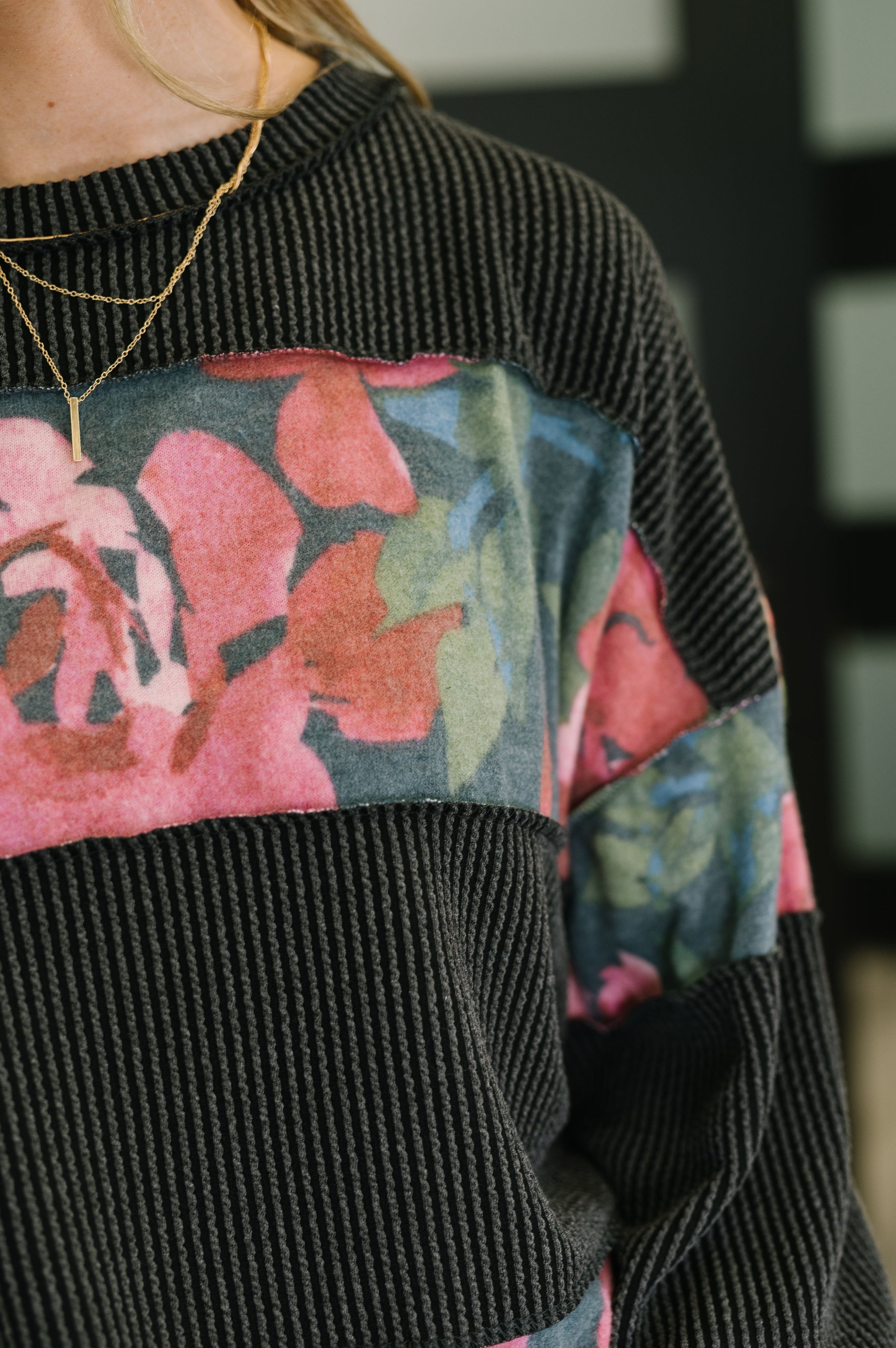 In the Spotlight Contrast Pullover