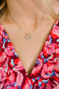 Lucky Girl Syndrome Sterling Silver Pendant Necklace