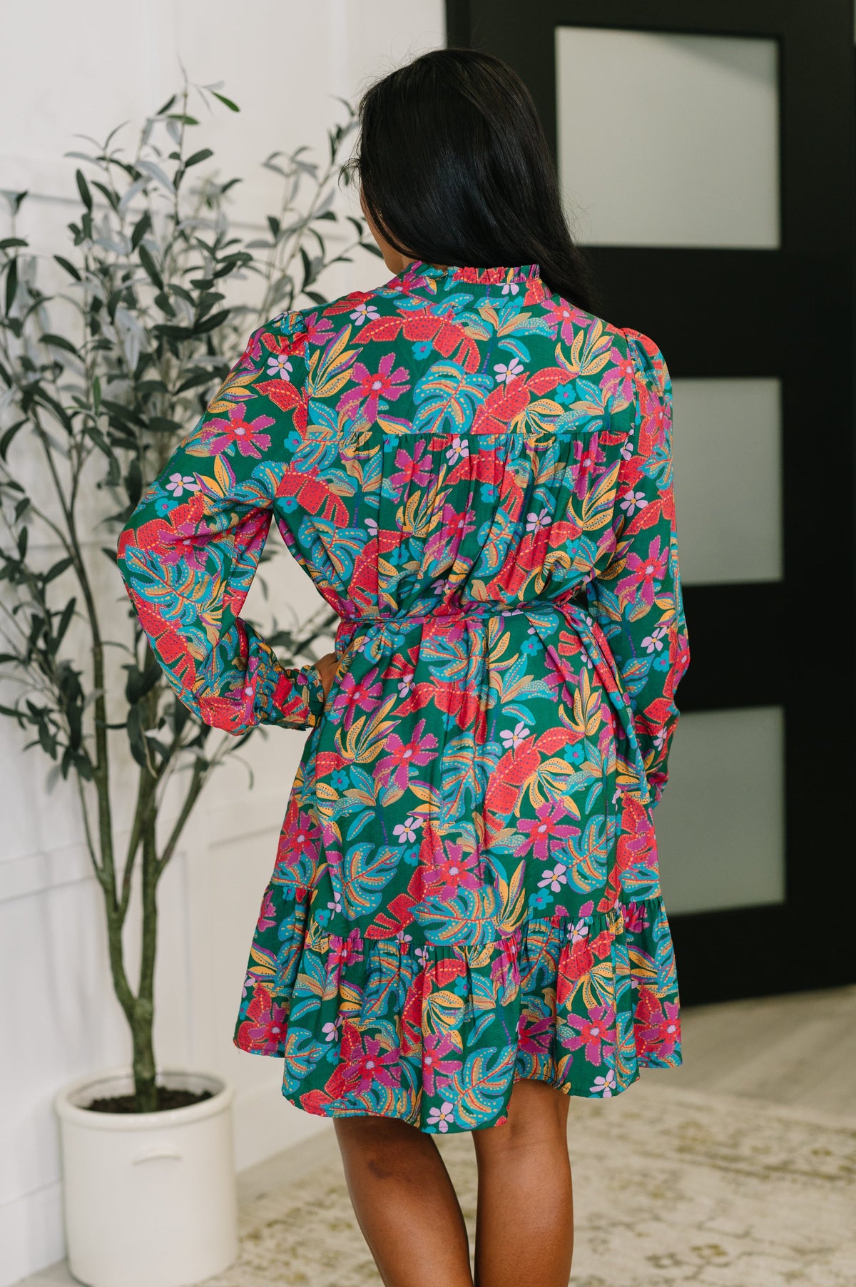 Rustic Retreat Long Sleeve Dress