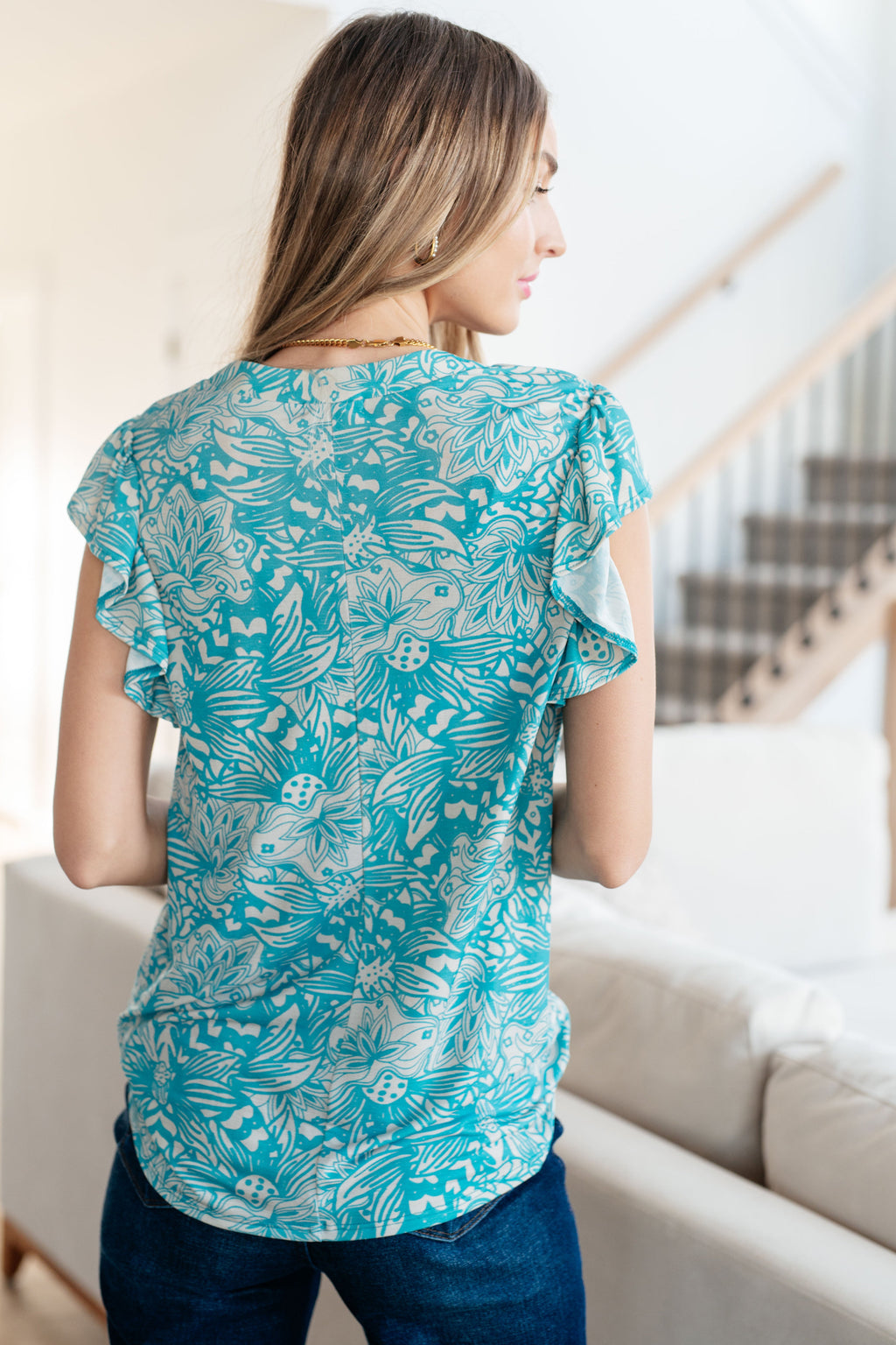 Don't Overthink It Floral Top - Dahlia Boutique