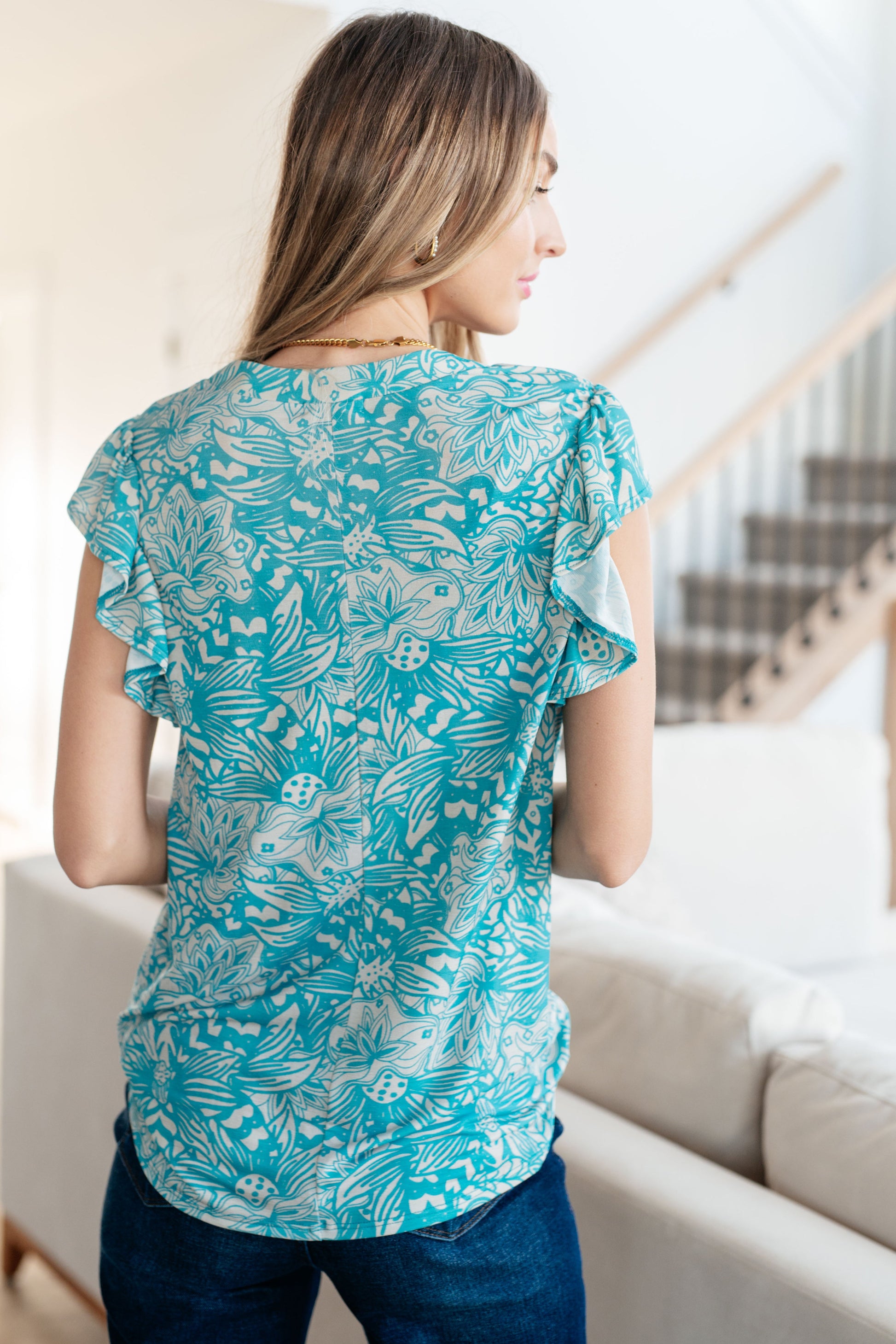 Don't Overthink It Floral Top - Dahlia Boutique