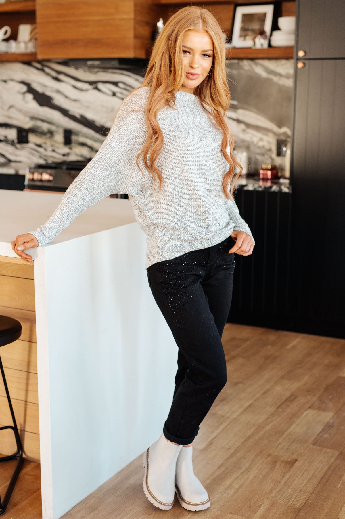 Foggy Idea Boatneck Top - Dahlia Boutique