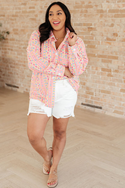 Imagine When Corduroy Button Down - Dahlia Boutique