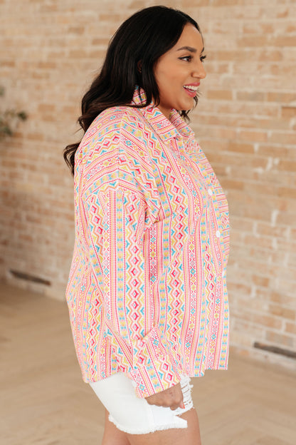 Imagine When Corduroy Button Down - Dahlia Boutique