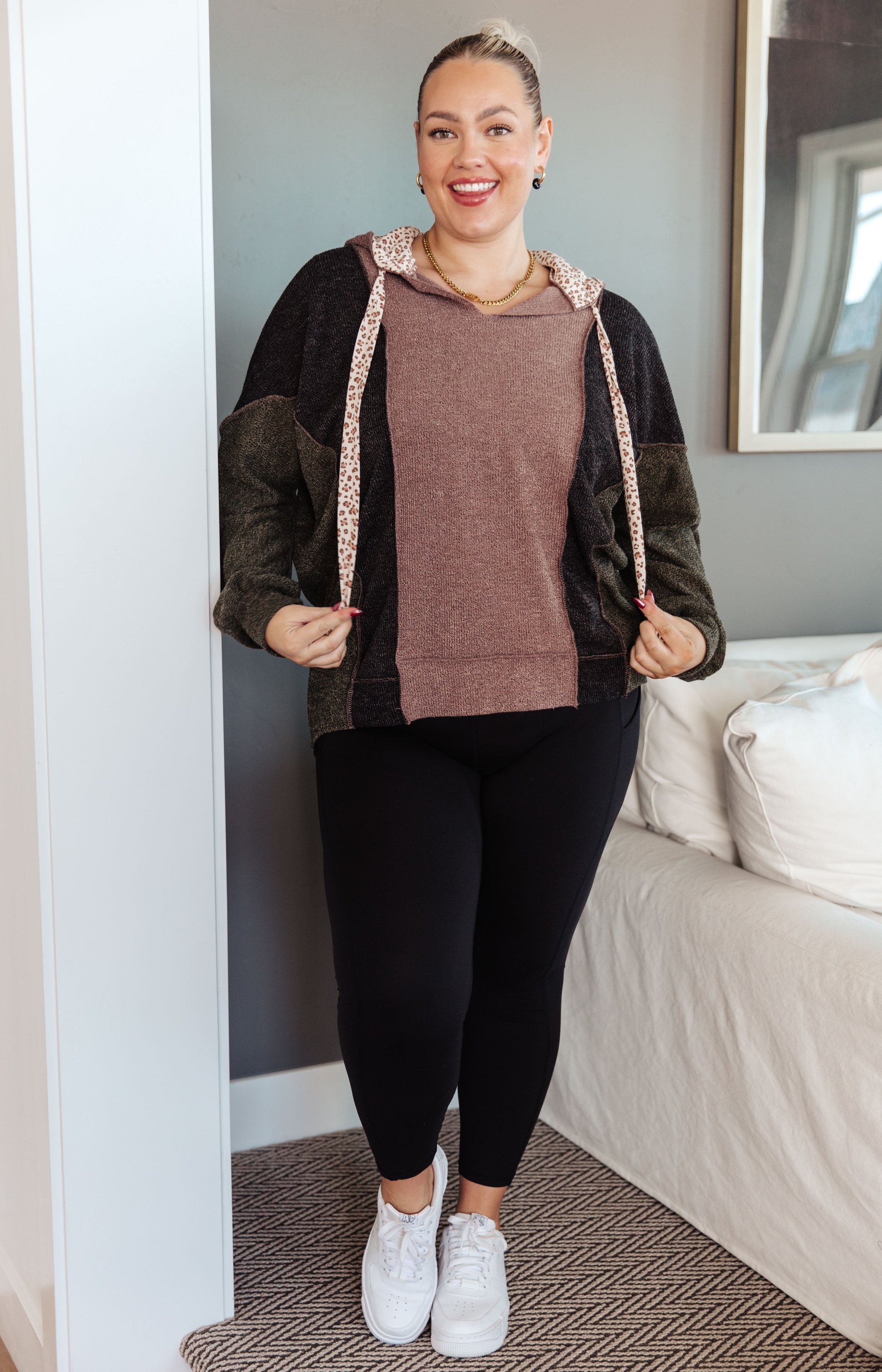 Mixed Emotions Color Block Hoodie - Dahlia Boutique