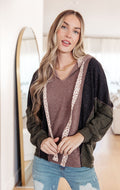 Mixed Emotions Color Block Hoodie - Dahlia Boutique