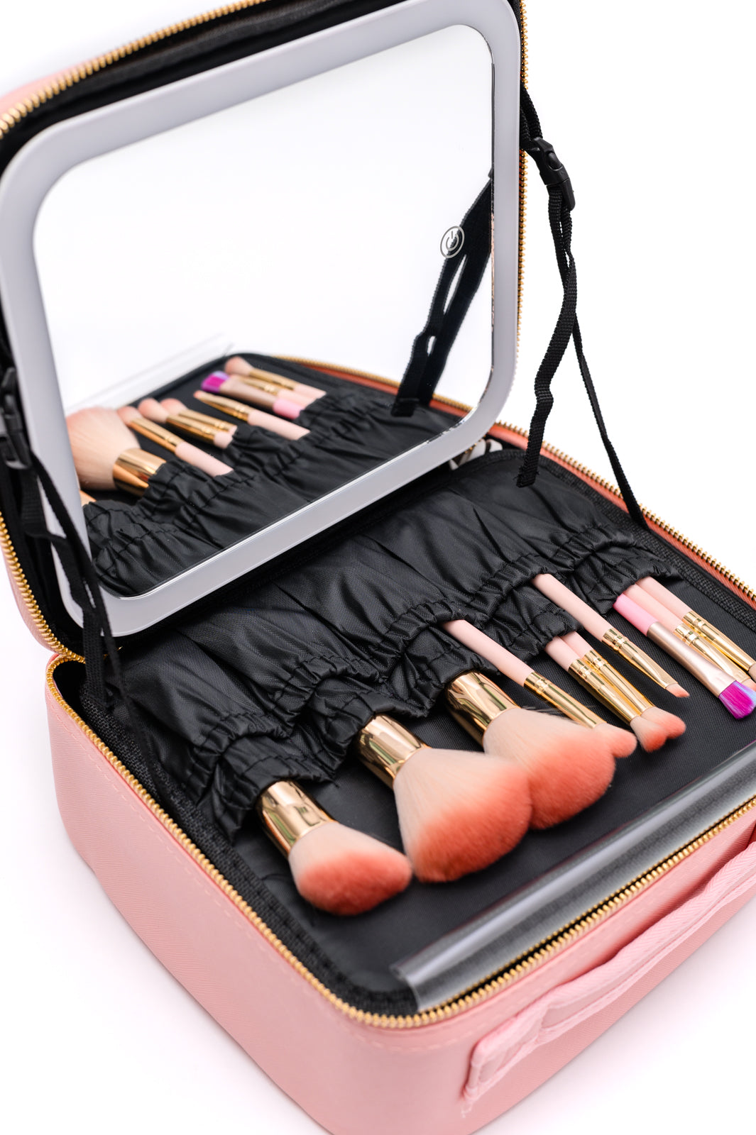 Estuche de maquillaje She's All That LED en rosa
