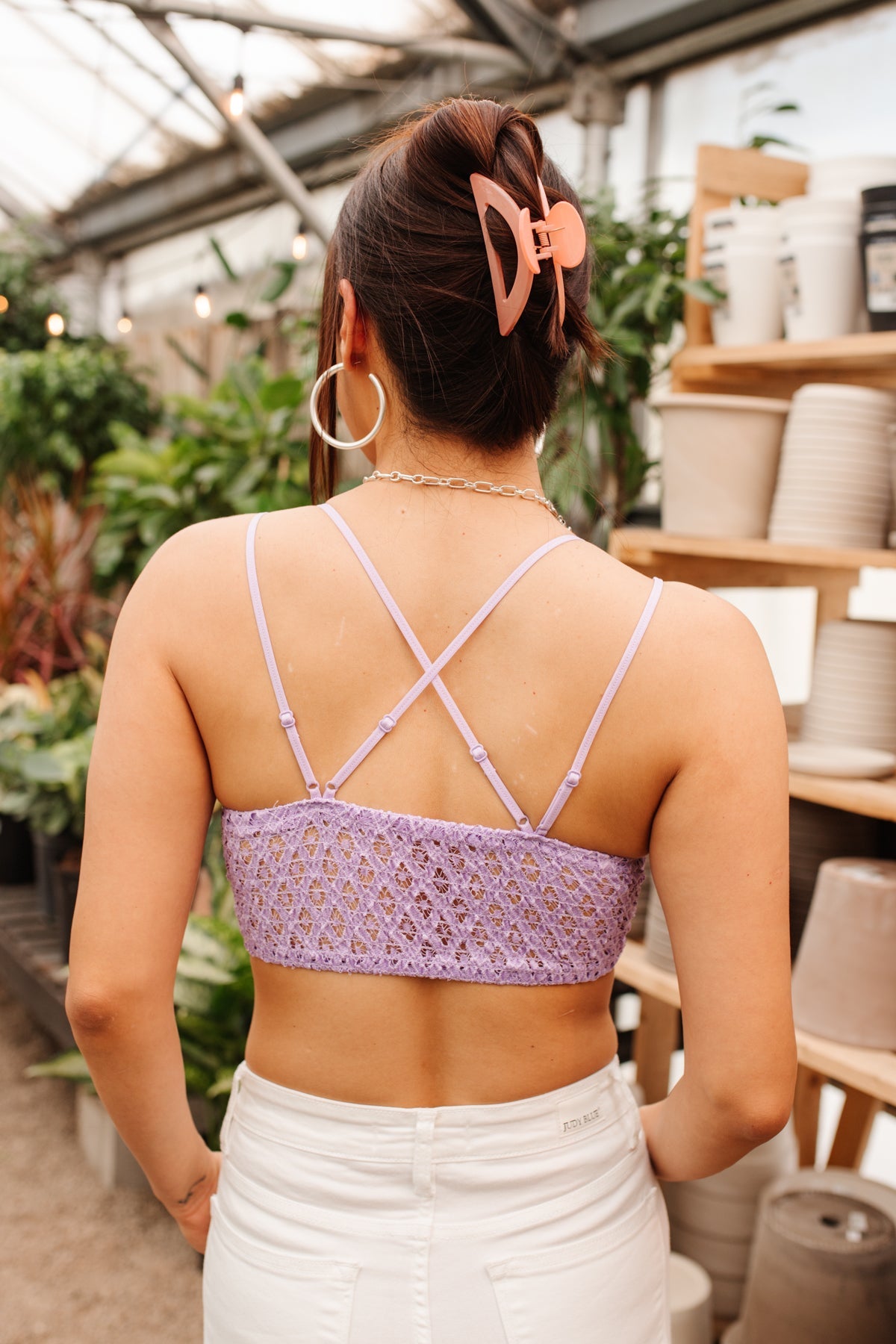 So This is Love Bralette en lavanda