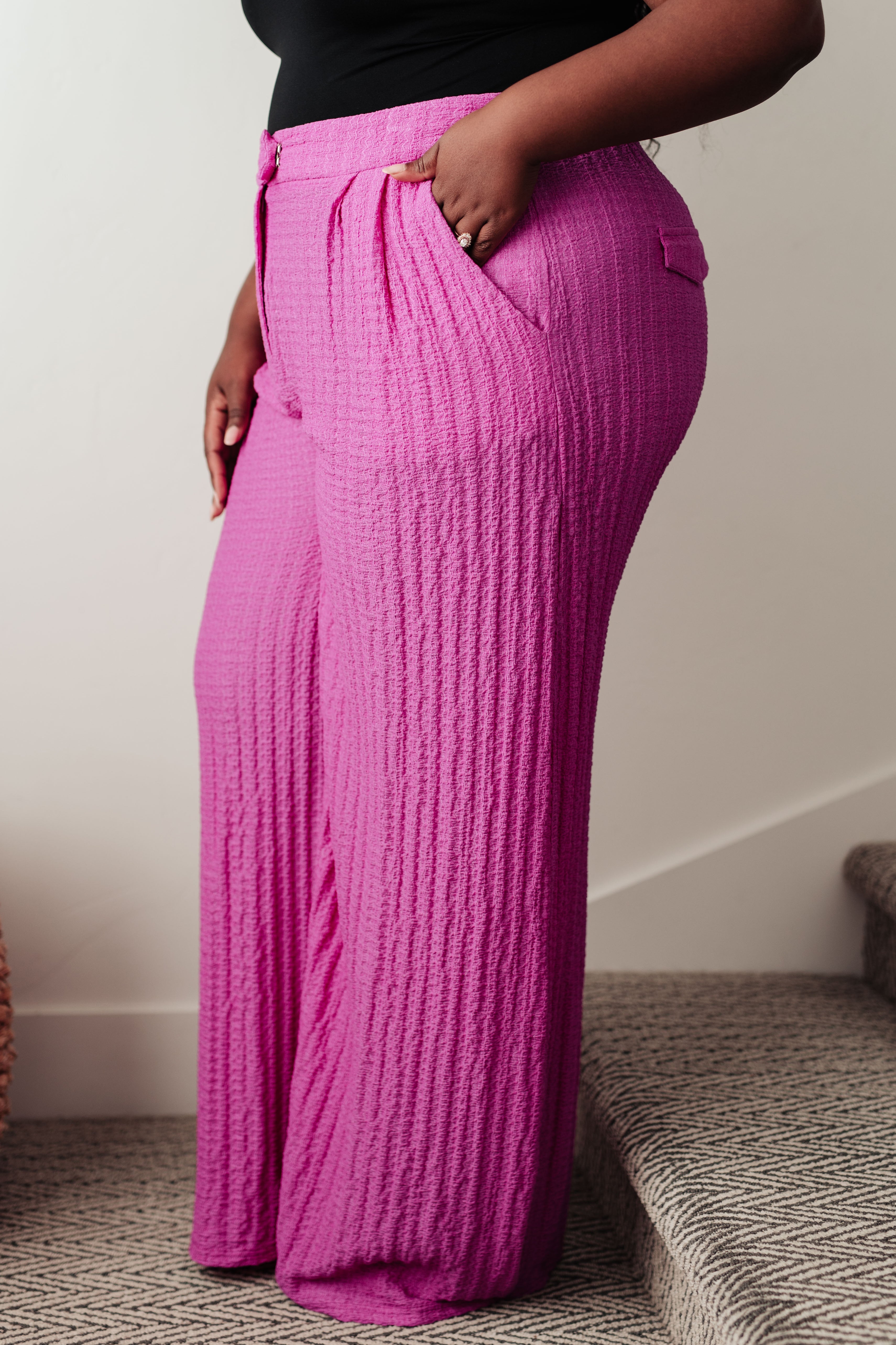 Totally Crazy Still Wide Leg Pants - Dahlia Boutique